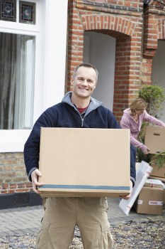 Man and van moving furniture in Notting Hill streets