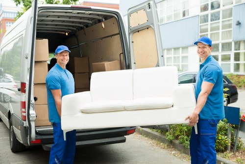Office removal team planning a business move in Notting Hill