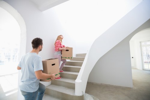 Moving team planning access and parking for a Notting Hill property