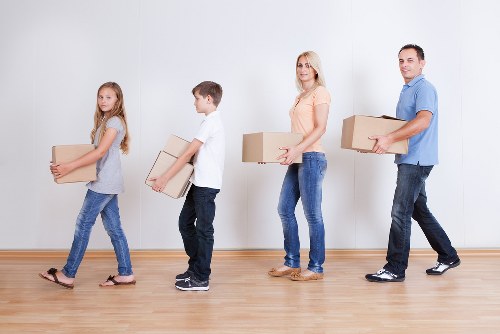 Careful transport of boxes and household items in Notting Hill